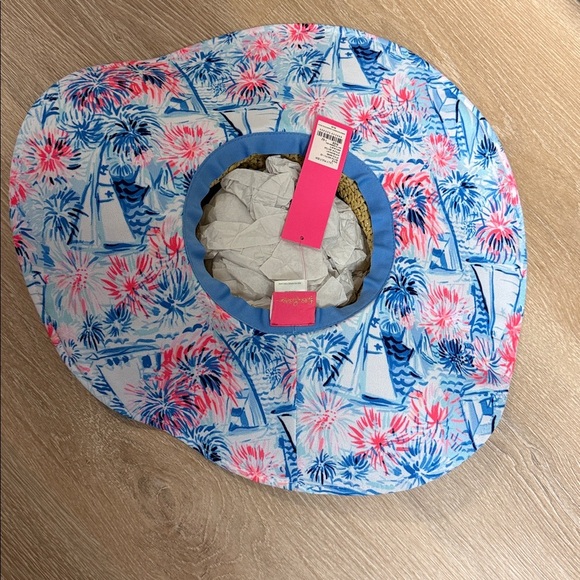 Lilly Pulitzer Straw Hat “Sea to Shining Sea” NWT main image 7